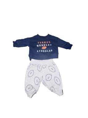 Carter's Just One You Newborn Boys Turkey Huddles & Cuddles Sweatshirt & Pants